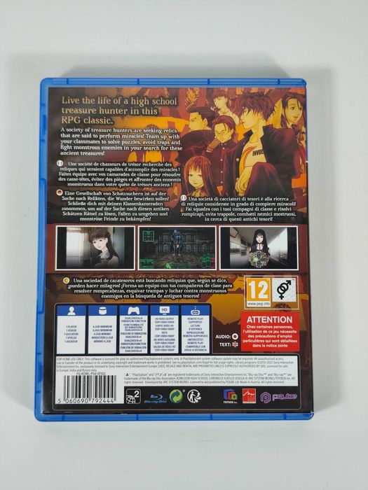 Kowloon High School Chronicle Playstation 4 PS4