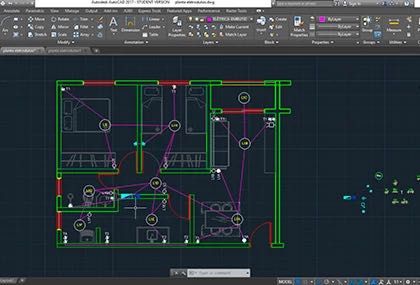 Desenhador autocad elétrica