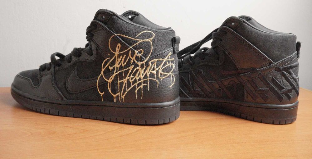 Buty Nike SB Dunk High FAUST Black Gold (EU 42)