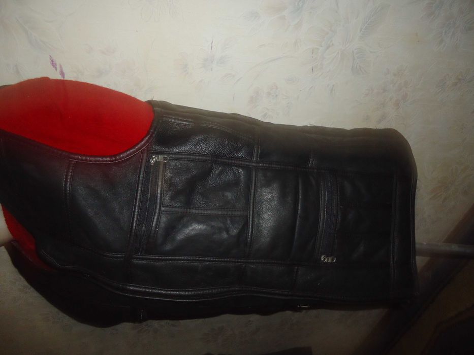 желет кожа на меху