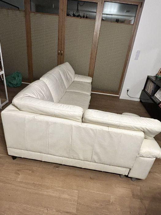 Narożnik ze skóry naturalnej