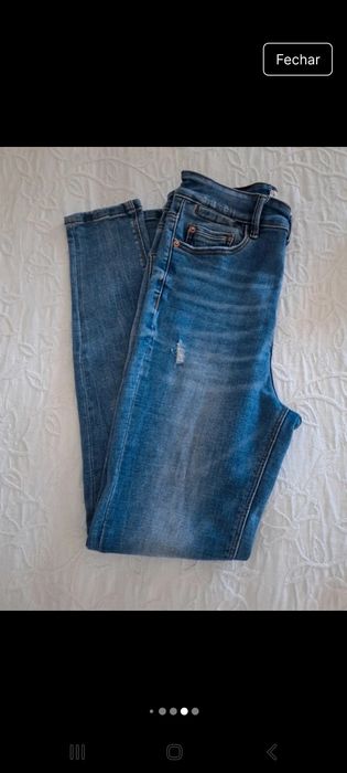 Calças de ganga stradivarius 36 de mulher