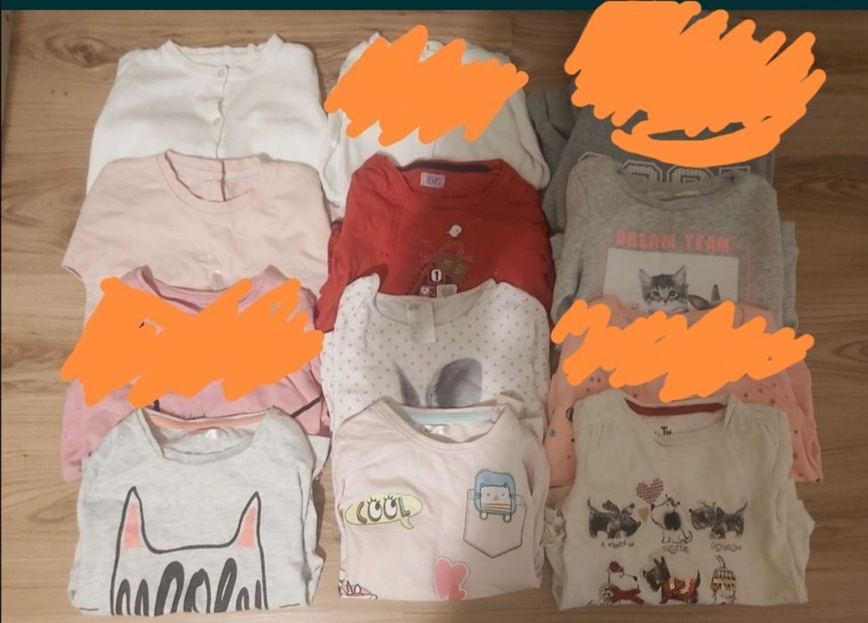 Paka zestaw ubranek dla dziewczynki 104-116 cm