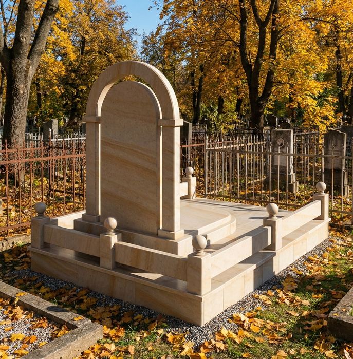 Меморіальний комплекс із пісковика | Світлий пам'ятник | Від виробника