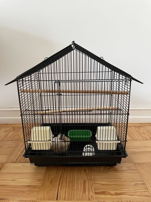 Gaiola para pássaros de porte pequeno/médio