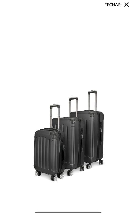 Conjunto de 3 malas para diferentes necessidades de viagem
