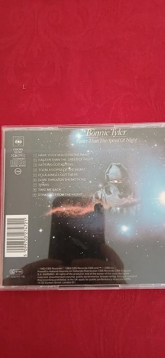 CD Bonnie Tyler-Faster Than The Speed of Night