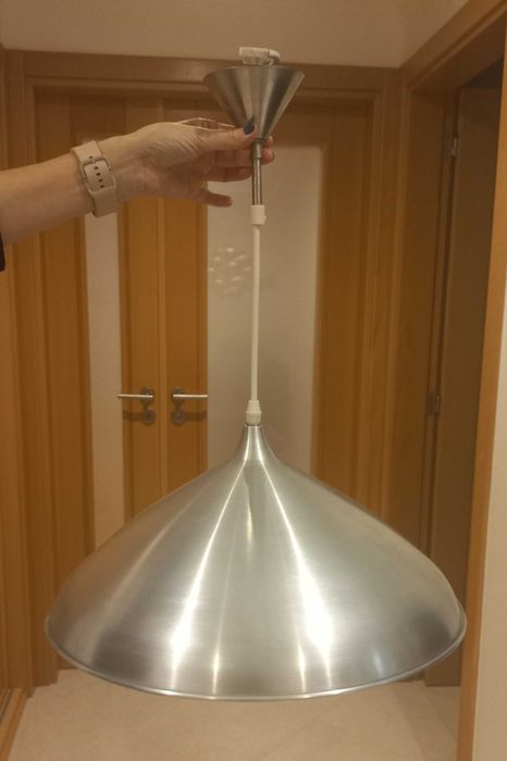 Candeeiro de teto para cozinha ou sala em alumínio