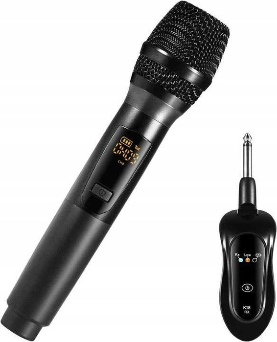 Mikrofon bezprzewodowy K18 UHF karaoke