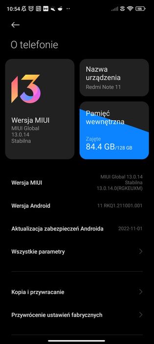 Xiaomi Redmi note 11 128GB