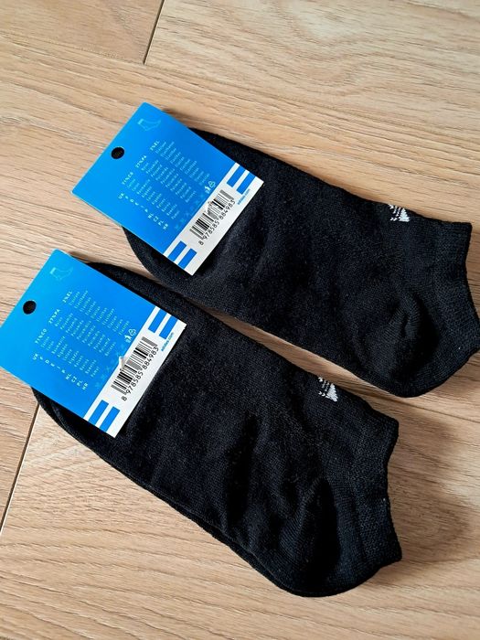 Skarpetki stopki adidas czarne rozm. 36-40