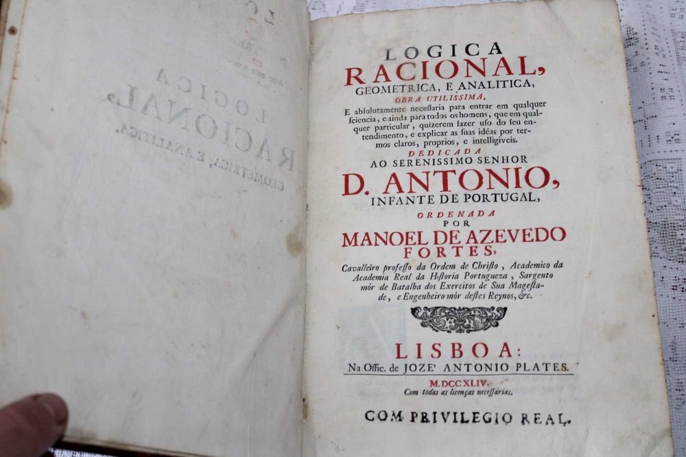 "Lógica Racional geométrica e Analítica" D.ANTONIO INFANTE DE PORTUGAL