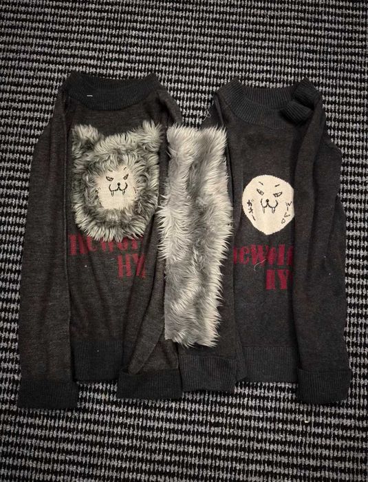 20471120 fur hyoma "The wolf Hyoma" sweatshirt