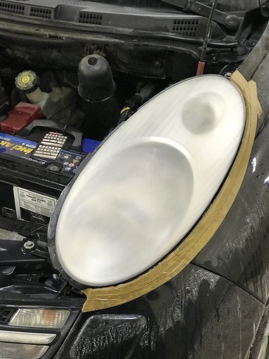 Полировка фар, Тонировка фар и оклейка защитной бронепленки, Детейлинг