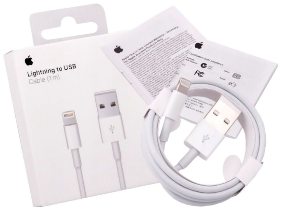 Кабель USB Apple Lightning 1m  Білий Колір!