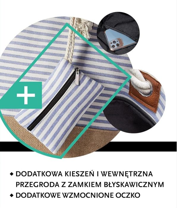 Torba plażowa XXL