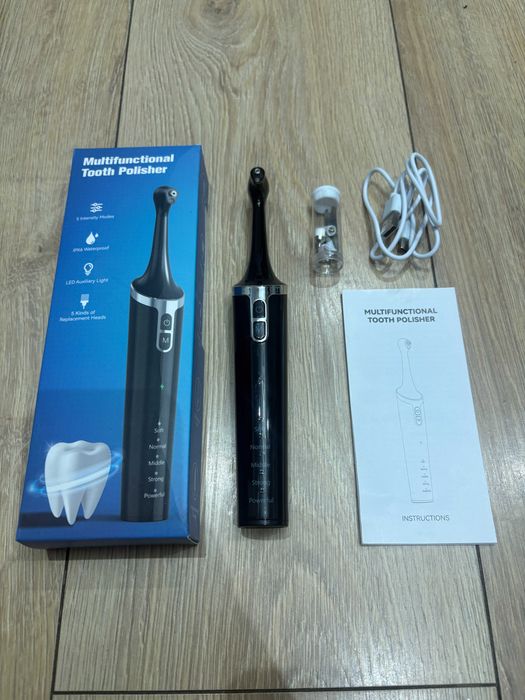 SKALER ULTRADŹWIĘKOWY DO ZĘBÓW Szczoteczka polerująca LED, 5 trybów