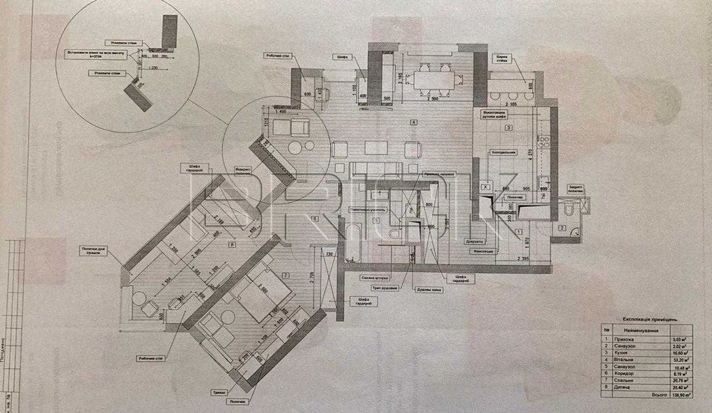 2-кімнатна квартира за адресою (площа 136,7 м²) - Atlanta.ua - фото 21