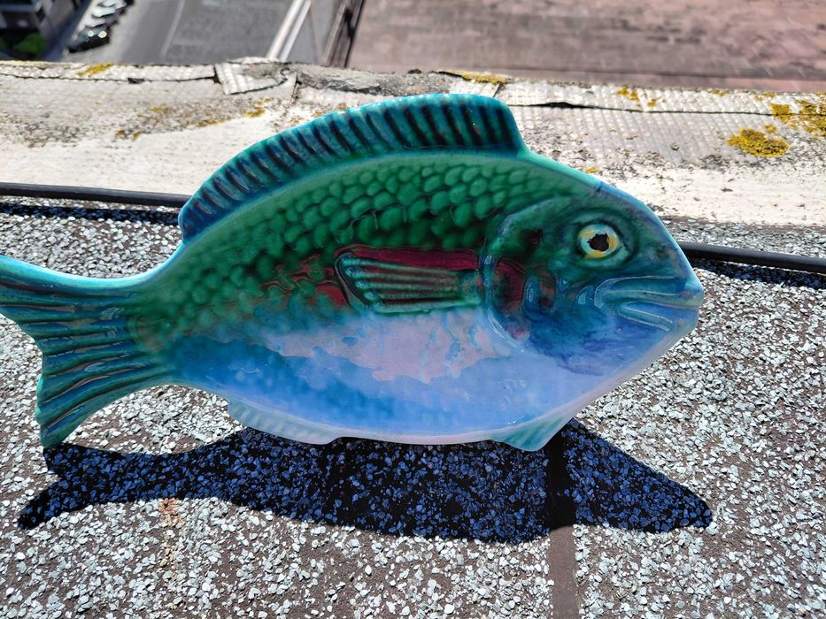 Prato em Loiça com Forma de Peixe