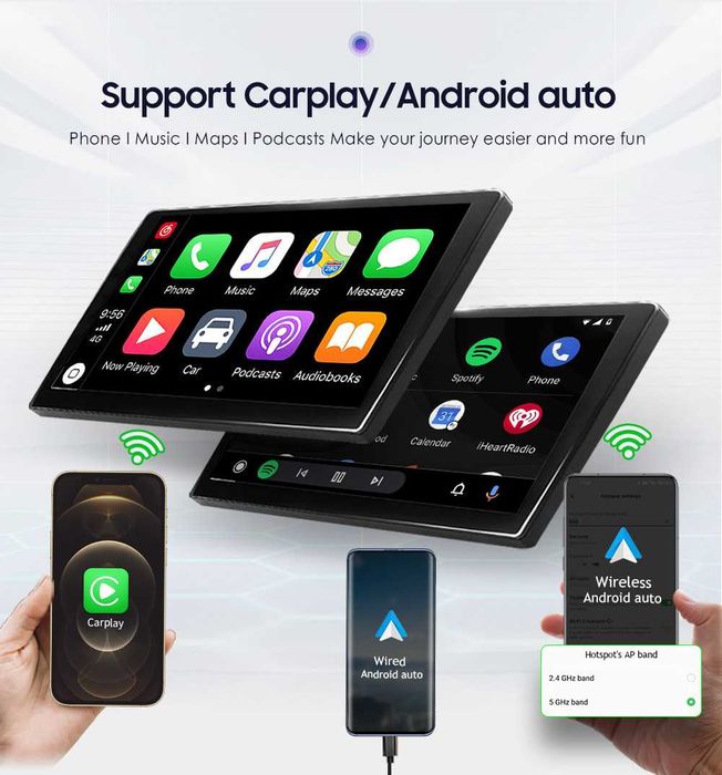 CarPlay Radio FM RDS DAB+ Android GPS USB WiFi 4G VW Touareg VW T5