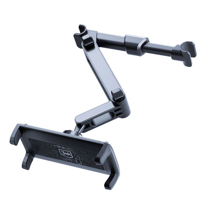 Uchwyt 3mk Single Headrest Holder samochodowy do telefonu na zagłówek pojedynczy - czarny
