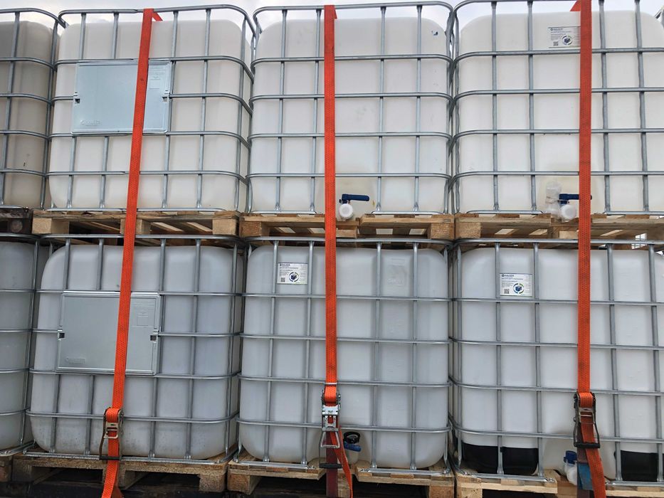 ZBIORNIK REGENEROWANY 1000 litrów, Mauzer, IBC paleta drewno czysty