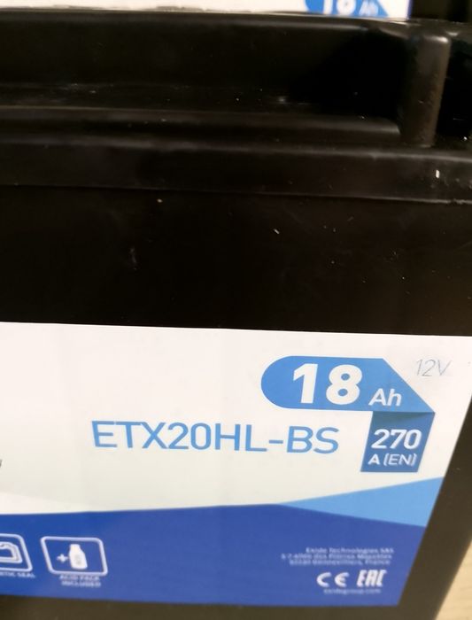Bateria moto ETX20HL-BS AGM 18A