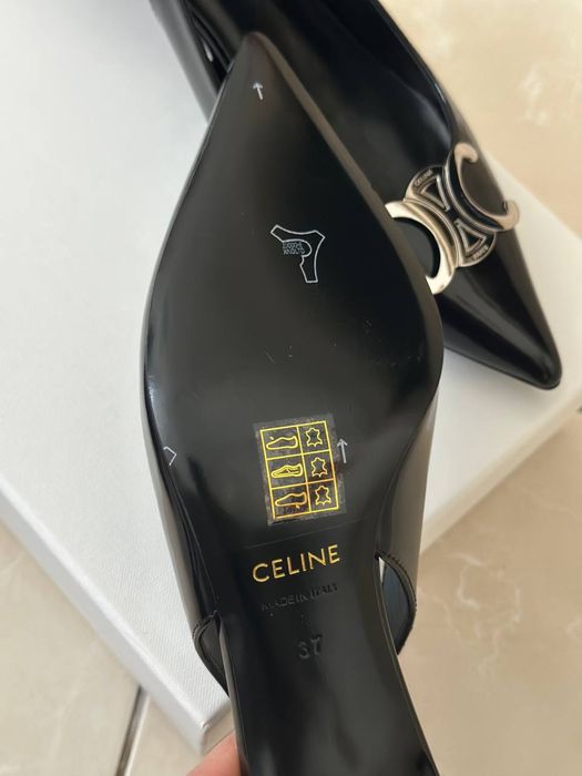 Слінбеги брендові celine 5,5 см каблук