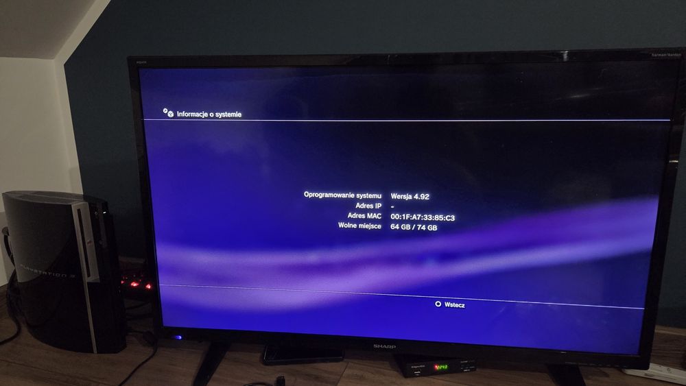 Konsola PS3 + pad + 6 gier
