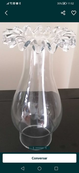 Chaminés. De candeeiros a petróleo.