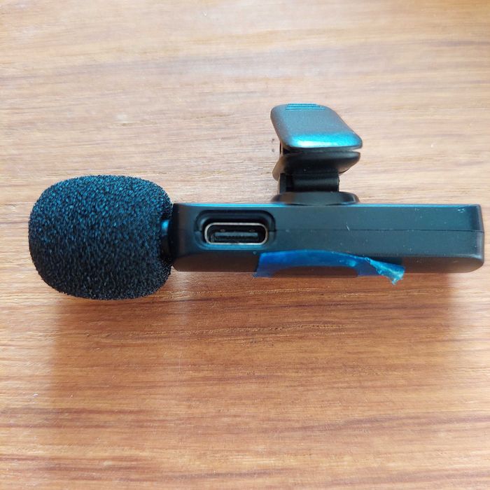 Безпровідний PRO мікрофон петлічка YLW EJ001 TypeC для трансляцій (микрофон петличка)