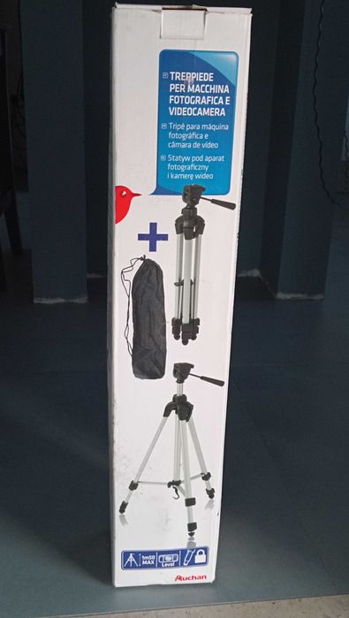 Tripé para câmara fotográfica