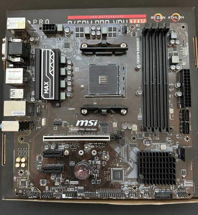 msi b450m pro vdh max - купити комп'ютери та комплектуючі - Ціна
