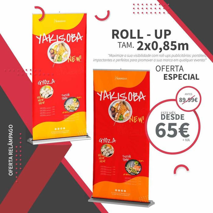 Banner Roll-Up publicitário