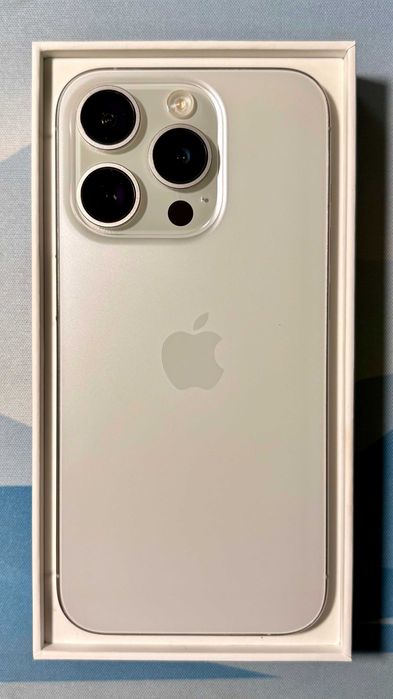 Apple iPhone 15 Pro 1TB Natural Titanium – stan idealny | Warszawa