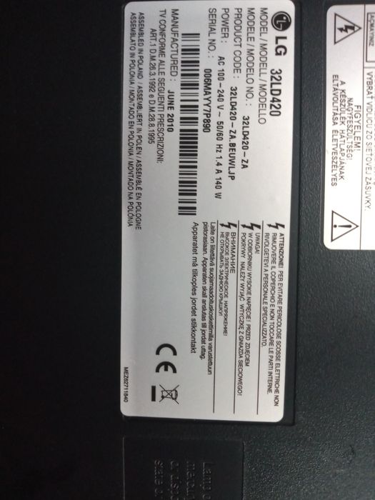 Telewizor LG + dekoder DVB-T2