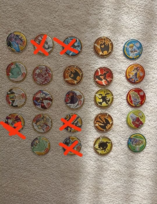 19 tazosów / Yu-Gi-Oh
