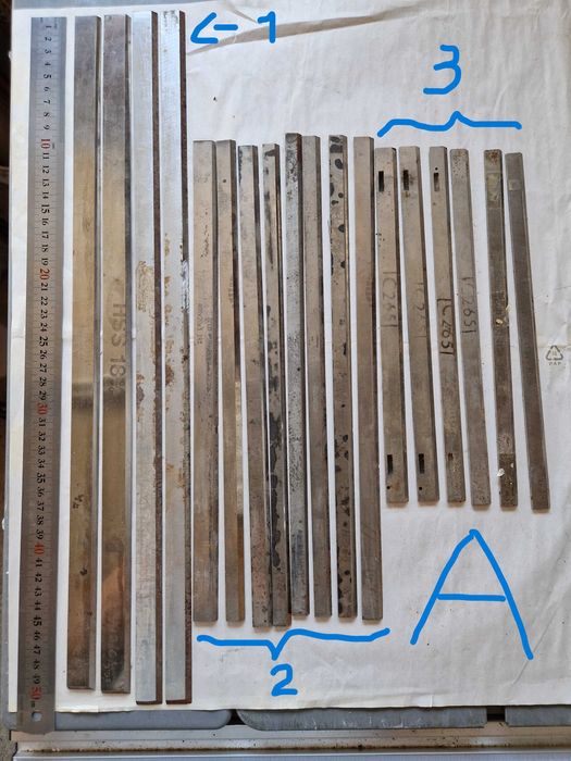 lâmina de garlopa/plaina elétrica