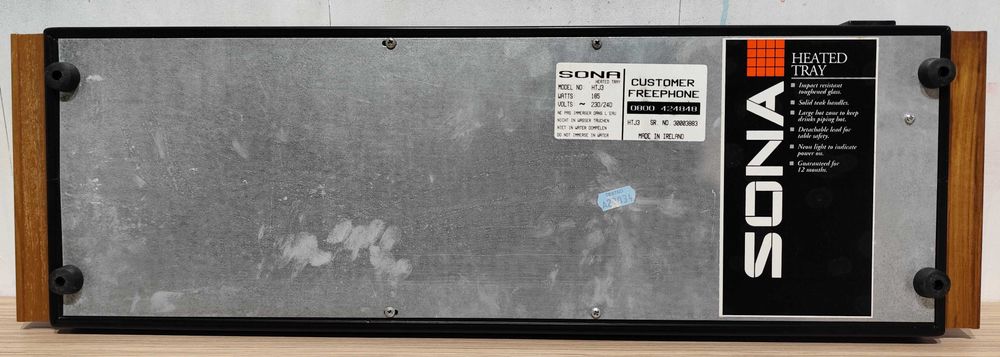 Bandeja de aquecimento de alimentos SONA SERVERY