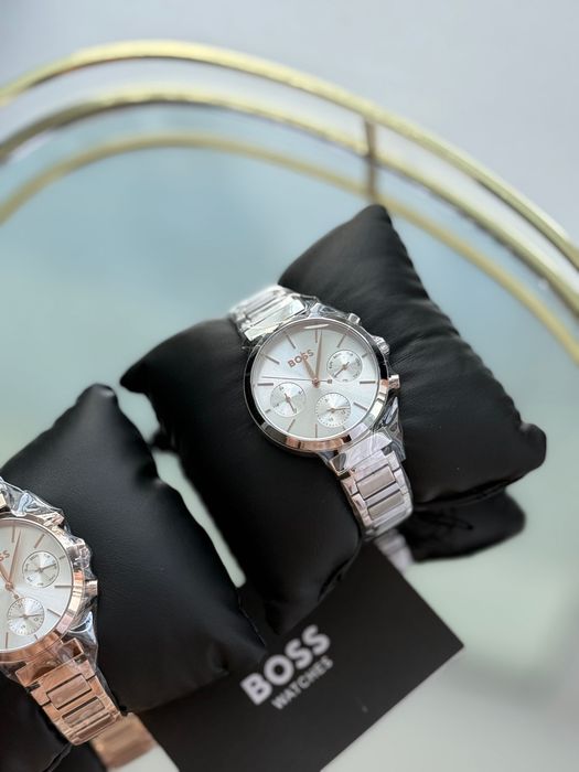 Годинник Hugo Boss Flawless срібний часы женские Босс