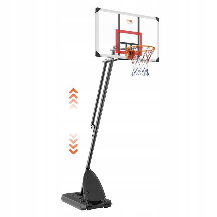 Kosz do koszykówki VEVOR outdoor regulowany 232-305 cm