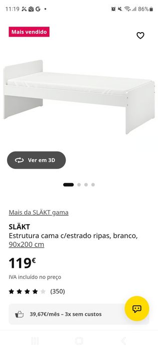 Duas  camas usadas em bom estado,  com colchão e ripas. Cada cama  70€€