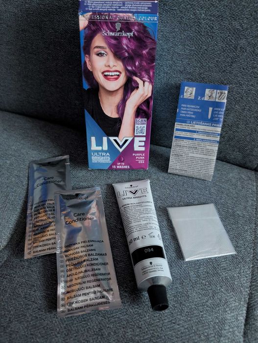 Farba do włosów Schwarzkopf semi-permanent 094 purple pink