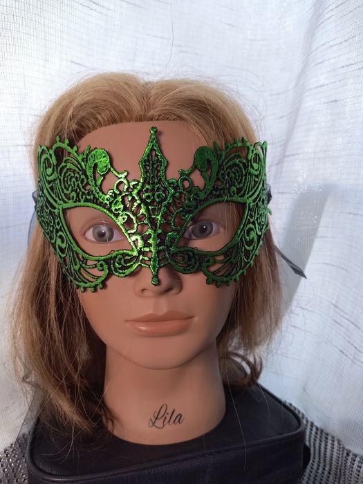 Maska balowa karnawałowa koronkowa