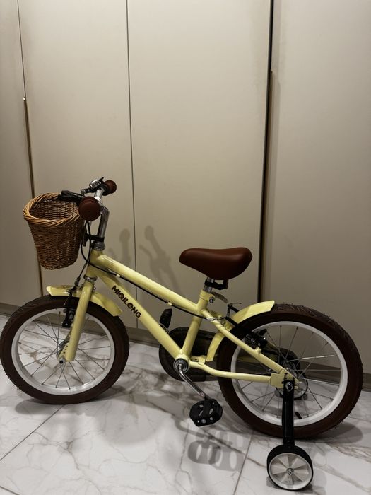 Велосипед Miqilong LS 16" Бежевий, RBB-LS16-BEIGE