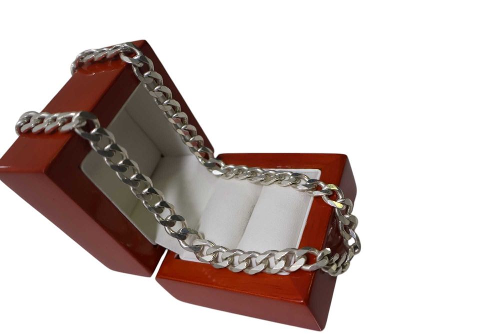 piękny srebrny łańcuszek 925 – 75,34 G – 80 CM