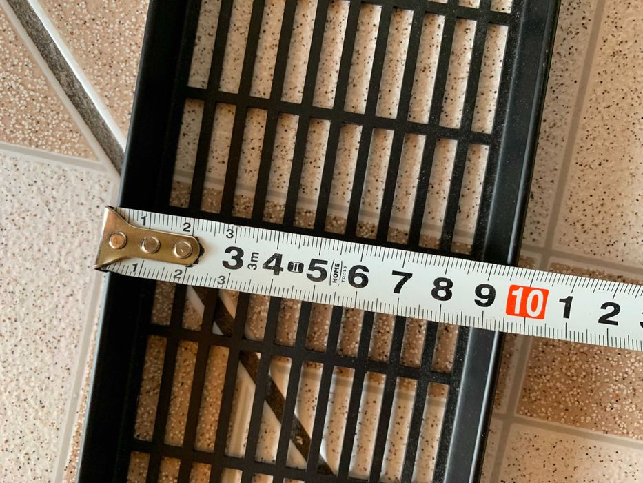 Kratka wentylacyjna do mebli nierdzewna czarna