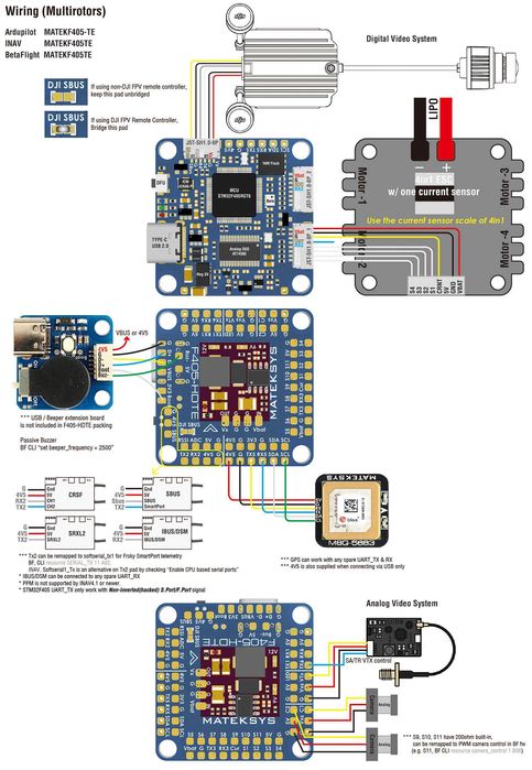 Польотний Контролер Matek Flight Controller F405-HDTE