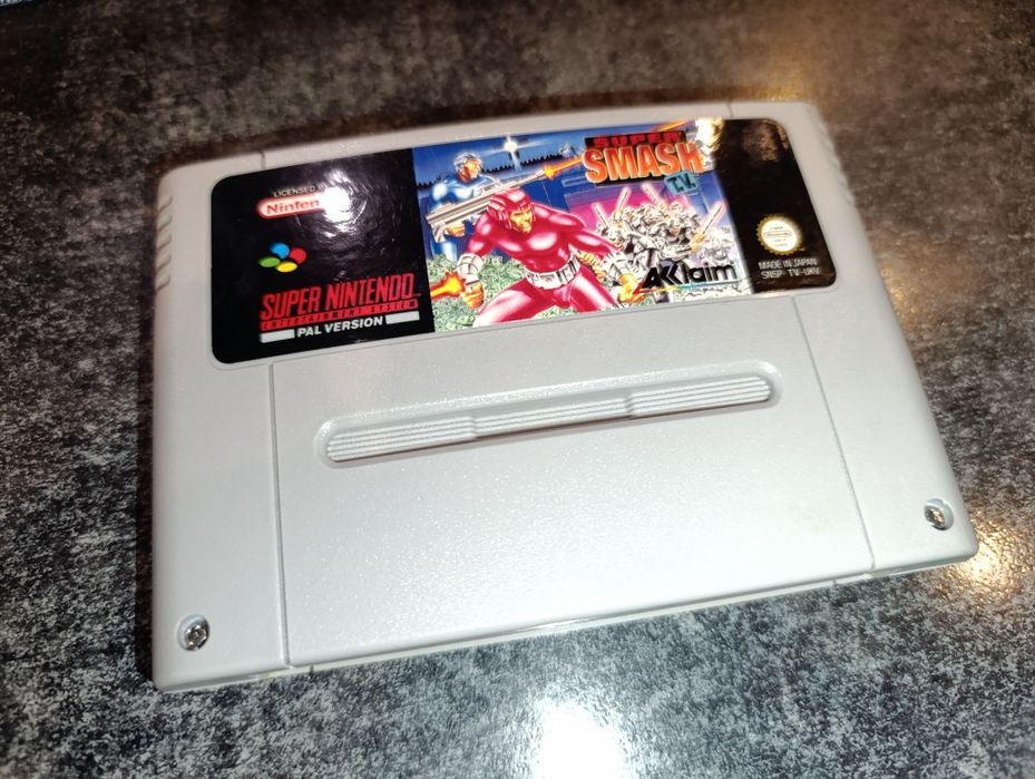 Super Smash TV Super Nintendo SNES sprawna język ang