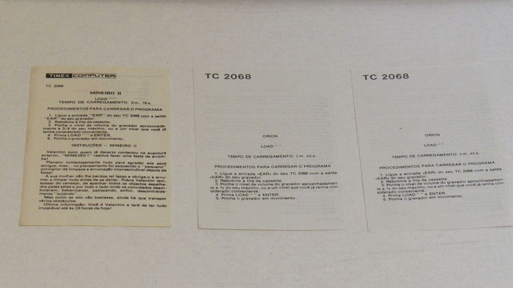 Instructions for Timex Computer 2068 Mineiro II games64585739229315120